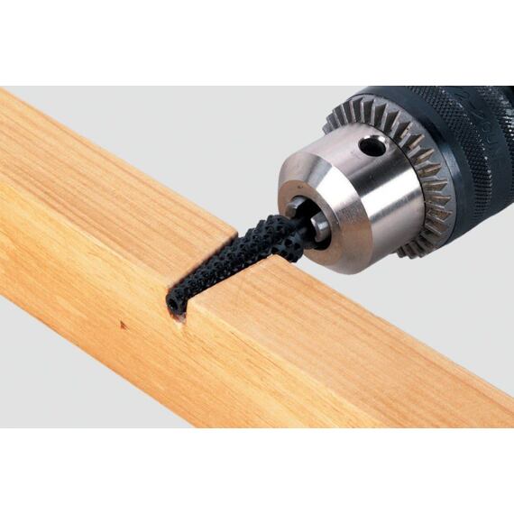 WOLFCRAFT rašple kuželová, kónická na dřevo pr. 5-12mm, stopka 6,35mm 080-2532000
