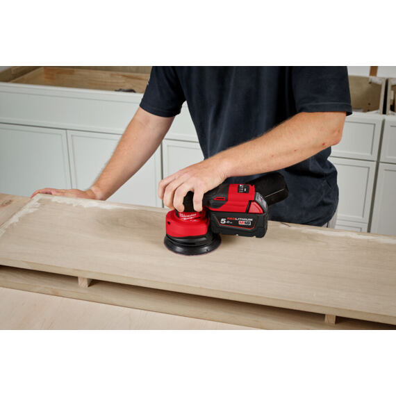 MILWAUKEE M18 FROS125-0B aku excentrická vibrační bruska 18V, 125 mm, elektronika, bez baterie