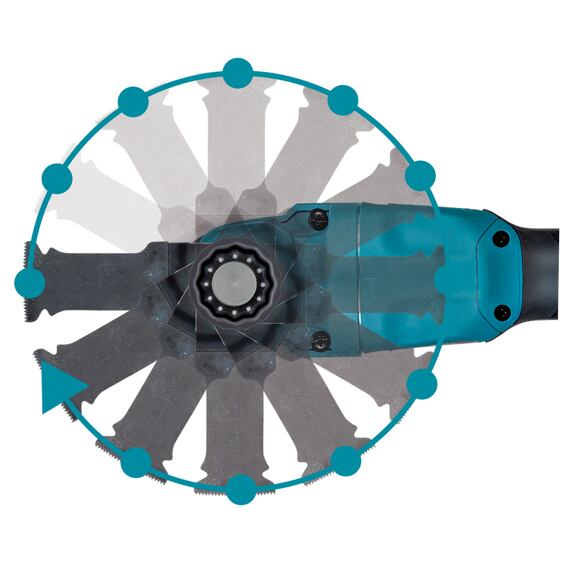 MAKITA DTM53Z aku multi oscilační bruska 18V LXT, 6000-20000 km./min., bez baterie