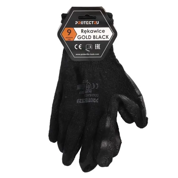 PROTECT2U rukavice GOLD BLACK LINE vel. 9 8299
