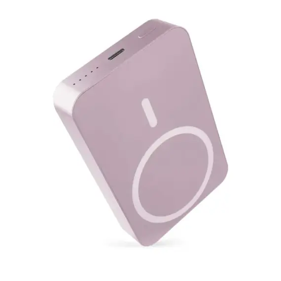 EMOS B0551S Powerbanka EMOS WI 1046, 10 000 mAh, 20 W+Wireless, lososová