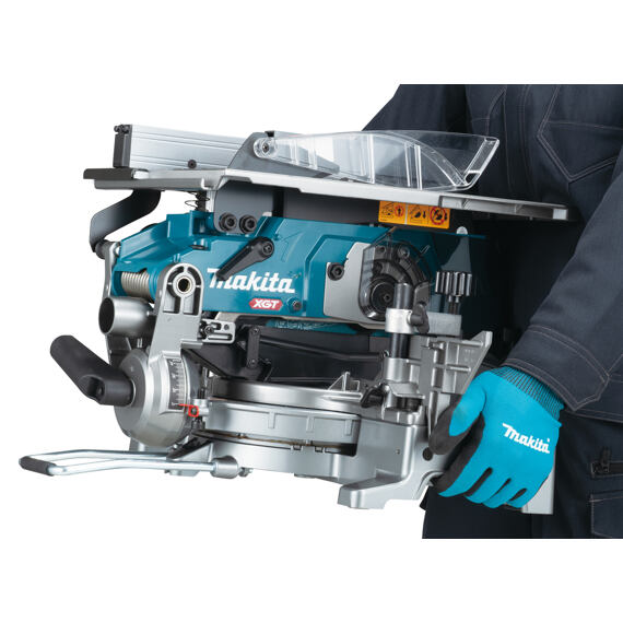 MAKITA LH001GZ aku stolní a pokosová pila s AWS 260mm Li-ion XGT 40V, (2100W), bez baterie
