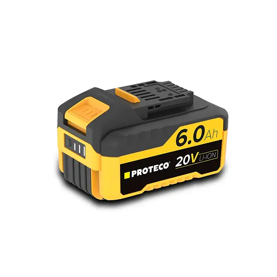 PROTECO aku sada nabíječka DUAL 20V 4A + 2* akumulátor 20V/6Ah, 51.99-DUAL-6000