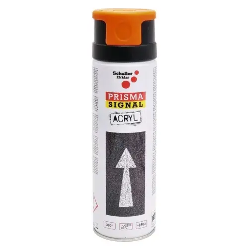 SCHULLER sprej PRISMA SIGNAL, značkovací sprej oranžový, vysoká přilnavost, rychlé schnutí, 500ml