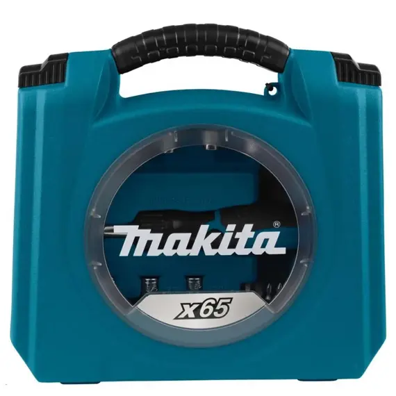 MAKITA D-42020 sada bitů 1/4" a hlavic se šroubovákem 65 ks v plastovém kufru