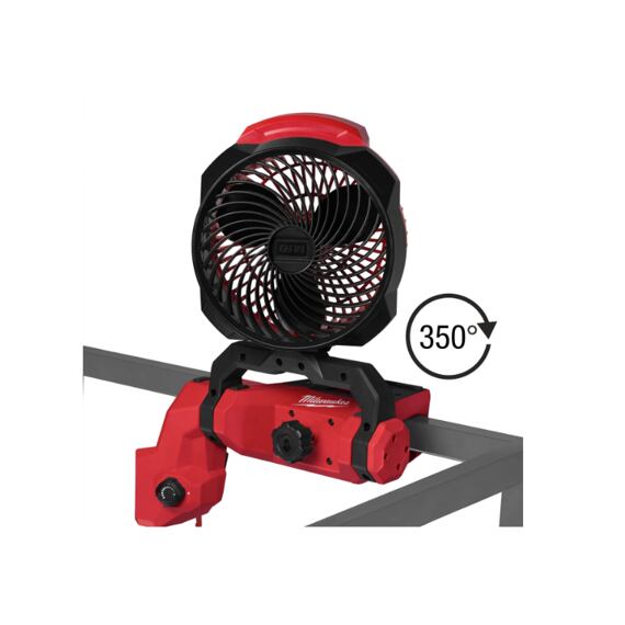 MILWAUKEE M18 LAF-0 aku ventilátor 18V, bezuhlíkový motor, regulace otáček, bez baterie