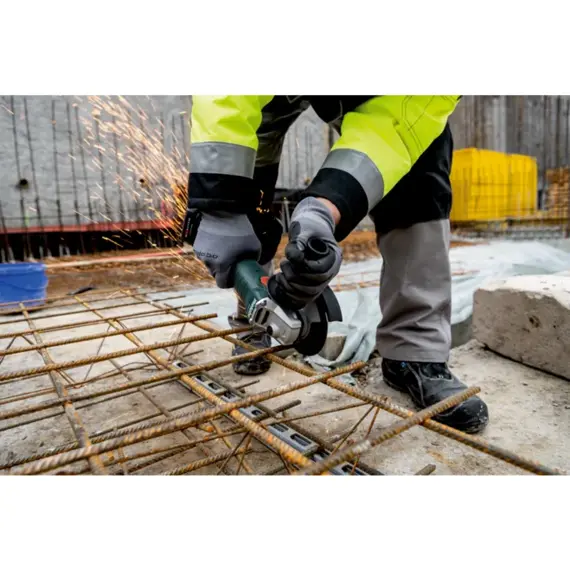 METABO W 18 L 9-125 Q aku úhlová bruska 125mm 18V/2*5,2Ah Li-Power, MetaBox165L