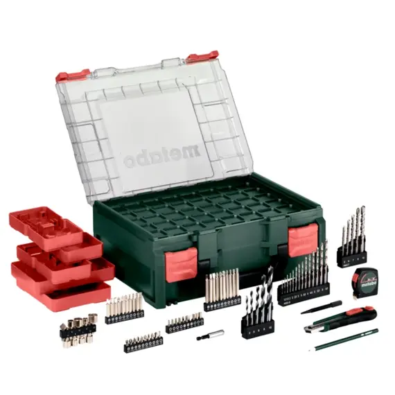 METABO SBE 650 SET mobilní dílna příklepová vrtačka 650W s příslušenstvím v kufru