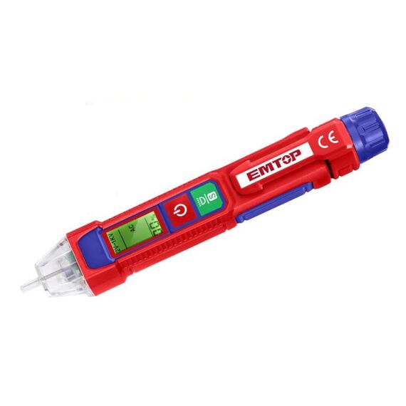 EMTOP ETPL210003 detektor napětí bezkontaktní s LED 12V-1000V AC/DC, zvukový a světelný alarm