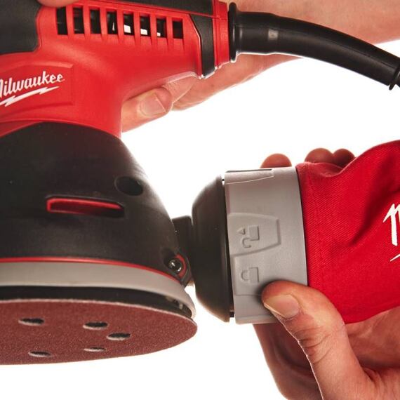 MILWAUKEE ROS 125E brúska excentrická 125mm 300W 7000-12000 kmit./min, 1,7kg