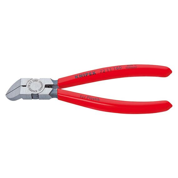 KNIPEX kleště štípací boční 160mm plasty 7211160