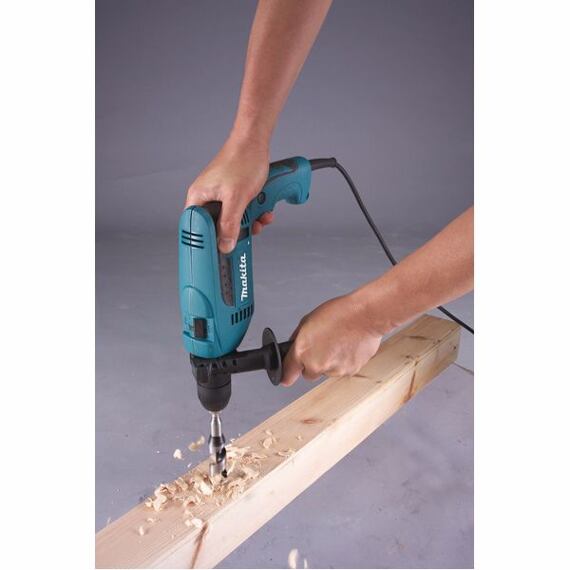 MAKITA HP1641K vrtačka příklepová 1,5-13mm, rychlosklíčidlo, 680W, kufr