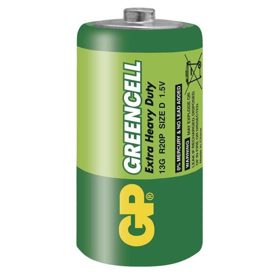 GP baterie GREENCELL R20 velké mono B1240