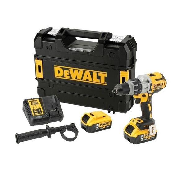 DeWalt DCD996P2 příklepová aku vrtačka 18V/2*5Ah, 0-450/1300/2250 ot./min, 95Nm, kufr TSTAK