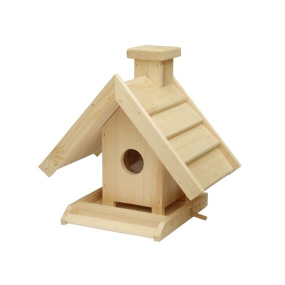 kŕmidlo pre vtáky drevené č.9, 33*31cm, prírodné, 9745fo