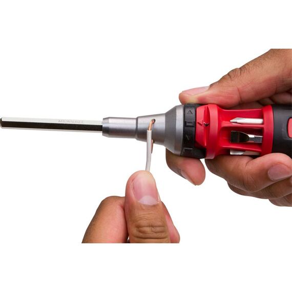 MILWAUKEE 48222311 ráčnový multišroubovák 10v1 PZ/PH/PL/TORX, odizolovač drátů