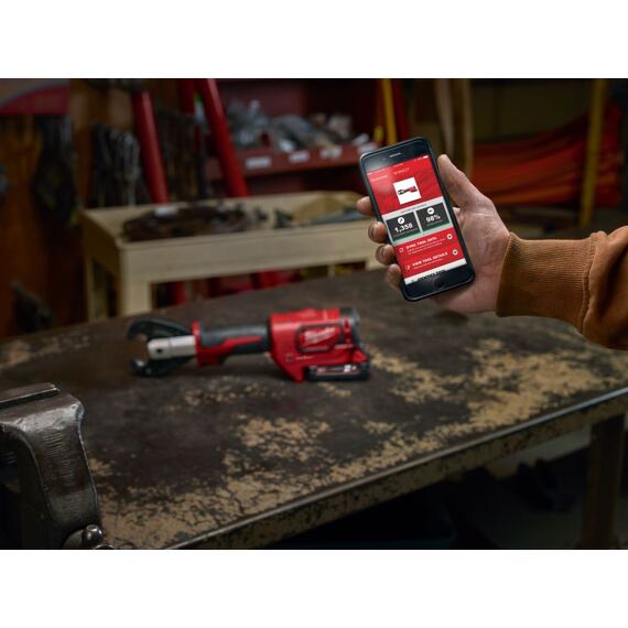 MILWAUKEE M18 HCCT-201C aku hydraulické krimpovacie kliešte na káble 53kN FORCELOGIC