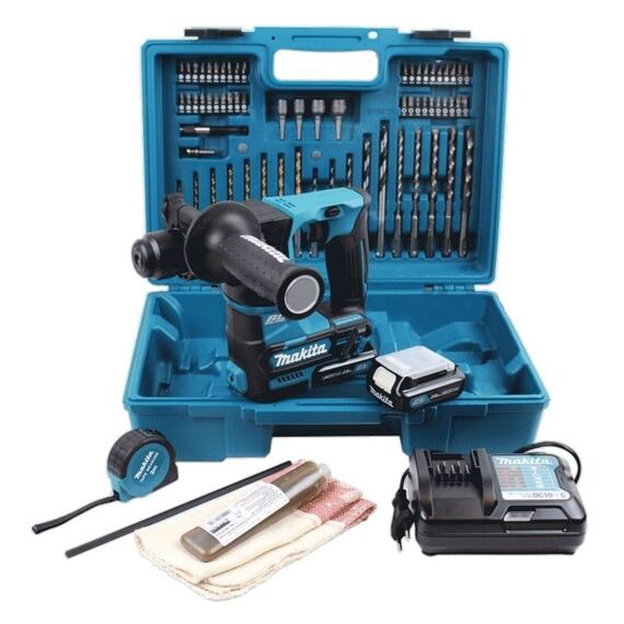 MAKITA HR140DWYE1 aku vŕtacie kladivo 12V/2*1,5Ah CXT,1,0J, hmotnosť 1,9kg, kufrík s príslušenstvom