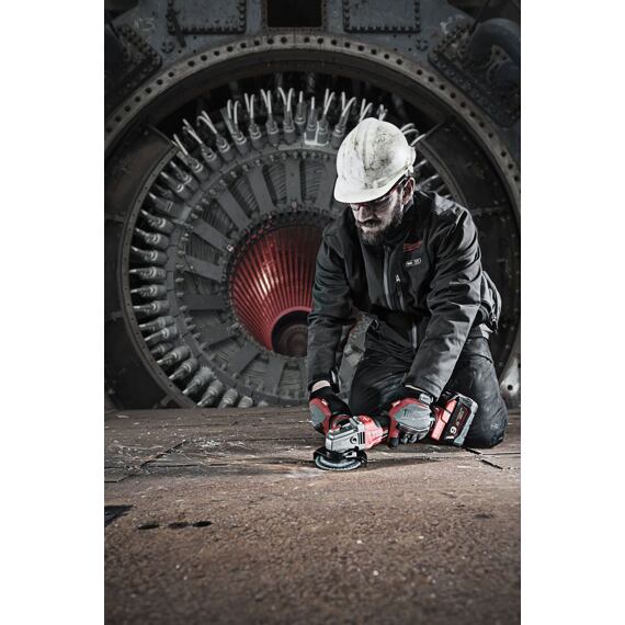 MILWAUKEE M18 CAG125XPDB-0X aku úhlová bruska 125mm, kolébkový vypínač, 18V bez baterie, kufr