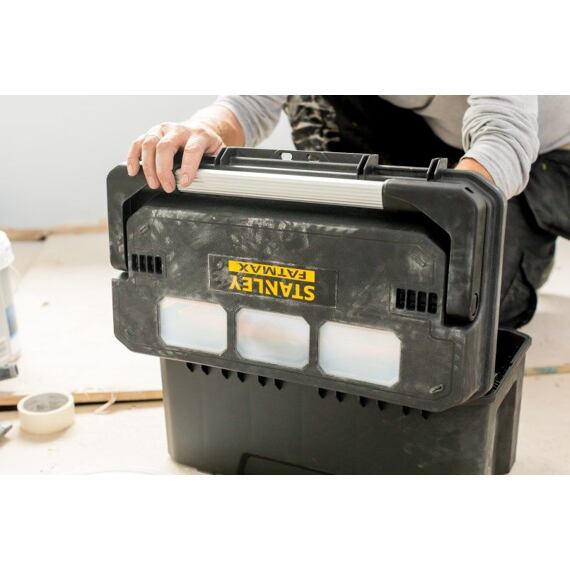STANLEY FMST1-75792 profi box na náradie 52*30*28cm s Al rukoväťou, kovové uzamykateľné pracky