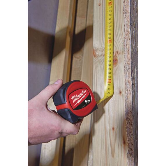 MILWAUKEE 48227708 zvinovací meter 8m, S8/25 SLIMLINE, trieda presnosti II.