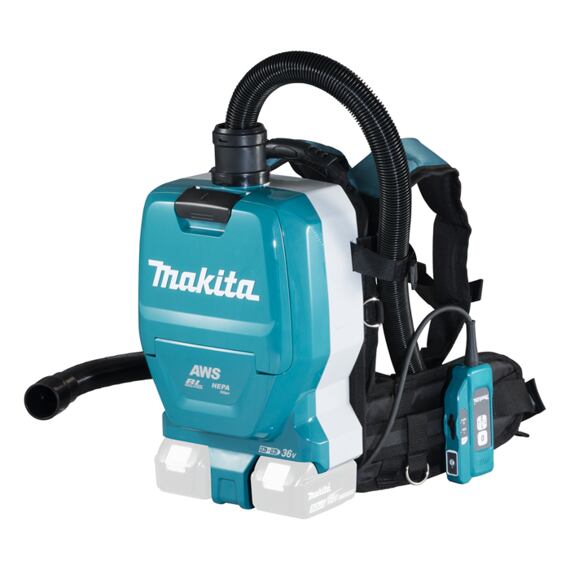 MAKITA DVC265ZXU aku chrbtový vysávač s AWS 2*18V bez batérie