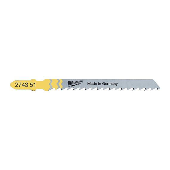 MILWAUKEE 4932274351 pílky do priamočiarky, drevo/plast, 75mm, 5ks T101D