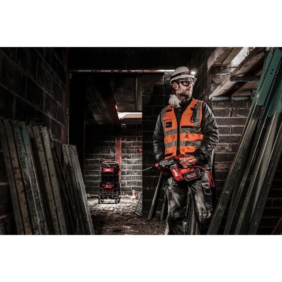 MILWAUKEE 4932471899 vesta výstražná PREMIUM vel. L/XL, ORANŽ, vysoká viditelnost, zip, kapsy, límec