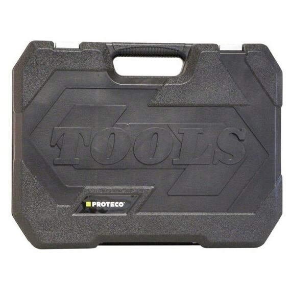 PROTECO gola sada 1/2"+1/4"+3/8" 173ks, ráčna 72 zubů 43.SN-123814-A01