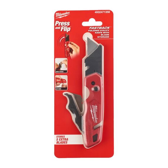 MILWAUKEE 4932471358 zavírací nůž se zásobníkem na čepele FASTBACK