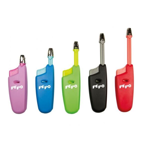 zapalovač plynový teleskopický PE-PO, plnitelný, 12-18cm 45891