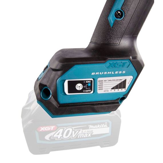 MAKITA GA023GZ aku uhlová brúska 125mm XGT 40V, 3000-8500 ot./min, bez batérie