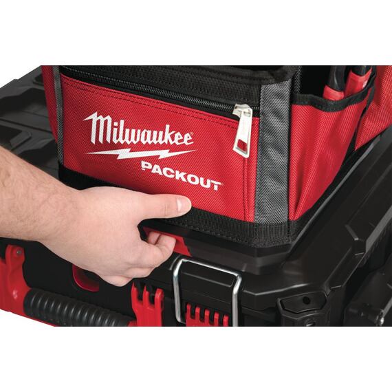MILWAUKEE 4932464084 brašna PACKOUT Tote Toolbag 25cm, 28 kapes