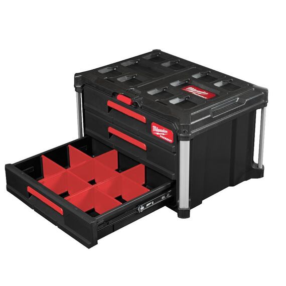 MILWAUKEE 4932472130 box PACKOUT 3 Drawer, 3 zásuvky, 560*410*360mm