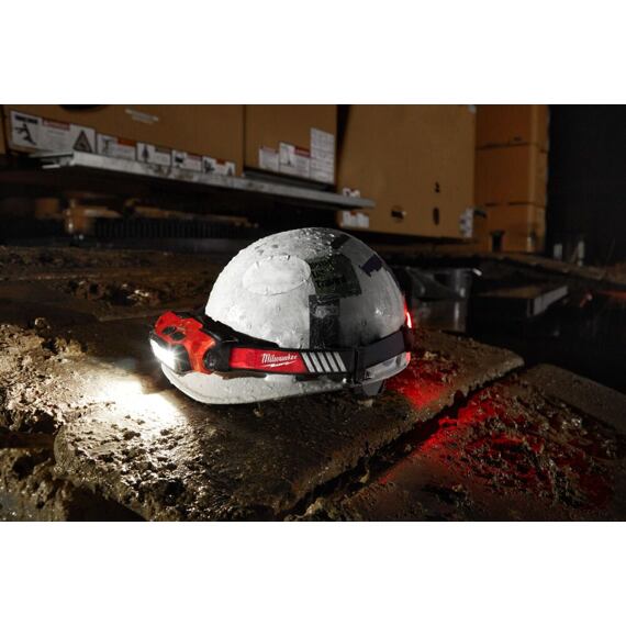 MILWAUKEE L4 HL-VIS-301 čelovka 4V/3Ah, "Handsfree" 600lm, IP53, 5 režimů svícení