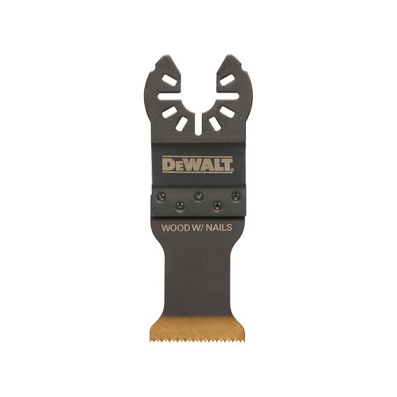 DeWalt DT20707 list pilový do oscilační brusky Tit 43*30mm, kov, dřevo s hřebíky, plast, sádra