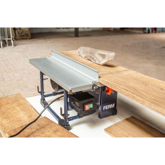 FERM stolní pila 230V, 800W, výška řezu 43mm, kotouč 200*2,4*16mm, naklopení 45°, TSM1036