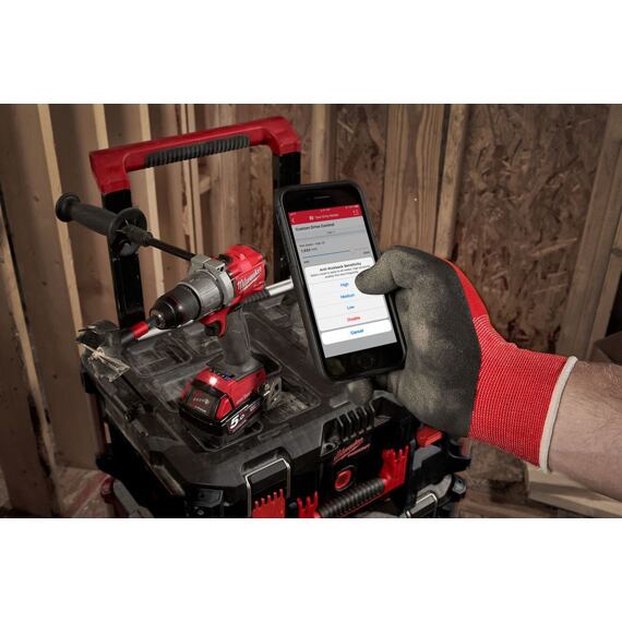 MILWAUKEE M18 ONEPD2-0X bezuhlíková ONE-KEY aku vŕtačka príklepová 18V, bez batérie, 135Nm