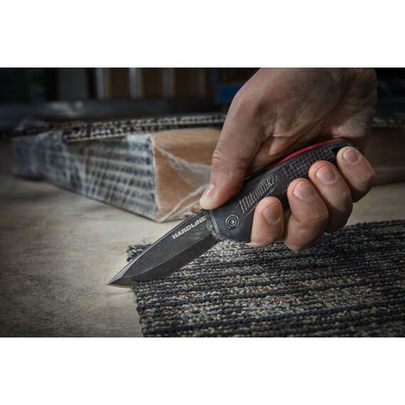 MILWAUKEE 48221994 nůž zavírací Hardline čepel 75mm, ocel D2, spona na opasek