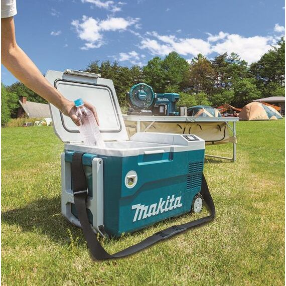 MAKITA DCW180Z aku chladiaci a ohrievací box LXT 2*18V, chladenie -18°C, ohrev až 60°C, 20l bez baté