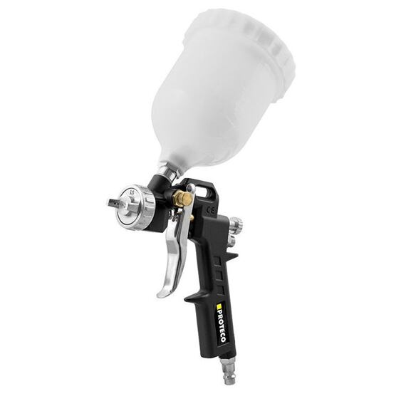 PROTECO pistole stříkací 600ml s horní nádobkou, tryska 1,5mm
