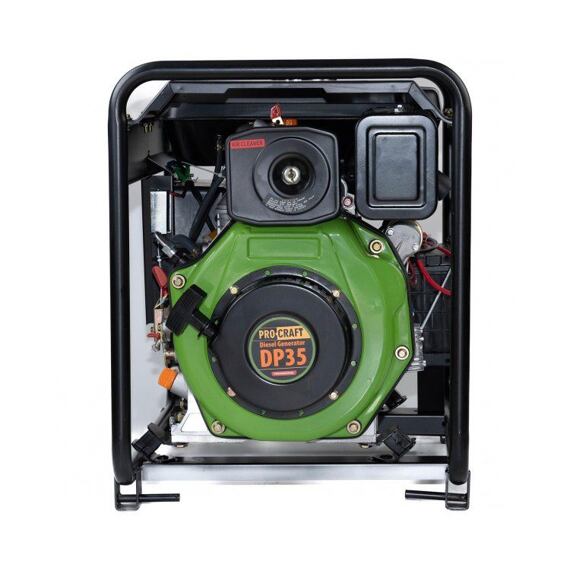PROCRAFT DP35 elektrocentrála dieselová 230V, max.výkon 3,3kW, trvalý výkon 3kW, nádrž 12,5l
