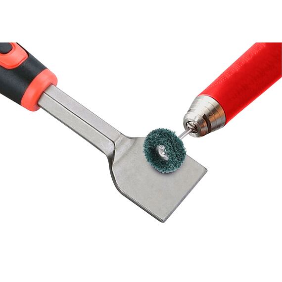 EXTOL Premium kartáčky brusné nylon pr.25mm, stopka 3mm, sada 50ks ( K40-80-150-240-320), 8803761