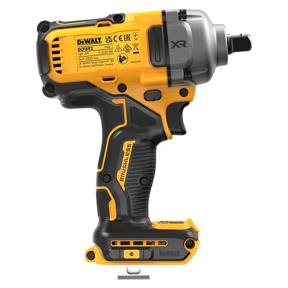 DeWalt DCF892NT aku rázový utahovák 18V, 1/2", 813Nm, max. trhací moment 1152Nm, bez baterie,  TSTAK