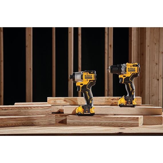 DeWalt DCK2104P2T aku súprava DCH072 + DCF801, 12V/2*5Ah, kufrík TSTAK
