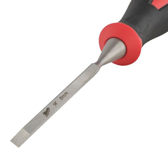 MILWAUKEE 4932479892 dláto ploché 6mm, celokovové jádro, kovová koncovka