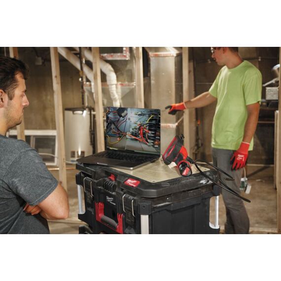 MILWAUKEE M12 360IC32-0C inspekční kamera 12V, 360°, kabel 3m, 32GB karta, LCD 4,3", kufr, bez aku
