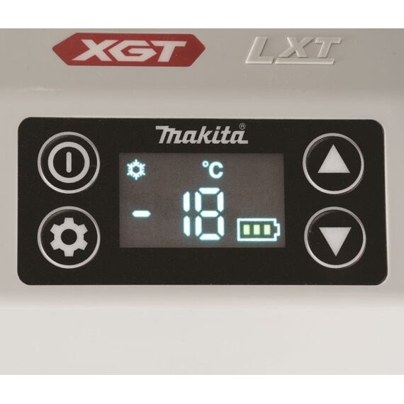 MAKITA CW002GZ aku termobox 50l, XGT 40V, auto 12/24V, chl. -18°-+10°, ohrev 30°-60°C, bez batérie