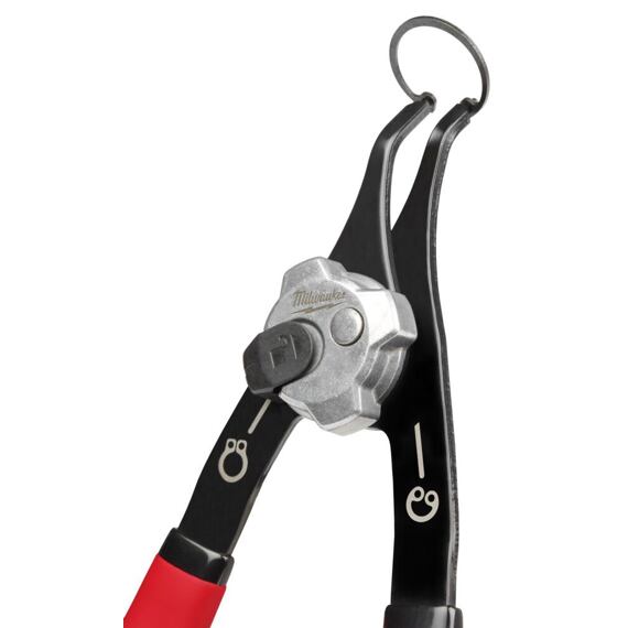 MILWAUKEE 4932492488 kliešte seger 0,9mm/45°, prepínacie hriadeľ/diera, zahnuté