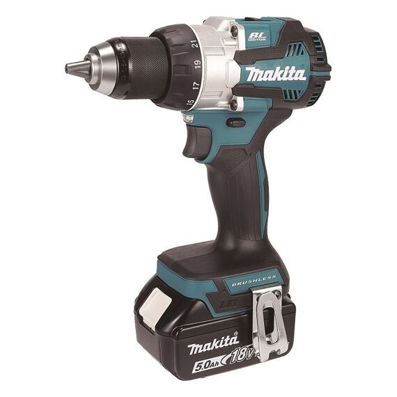 MAKITA DDF489RTJ aku bezuhlíkový skrutkovač 18V/2*5Ah LXT, 73Nm, 0-550/1800 ot./min., MAKPAC